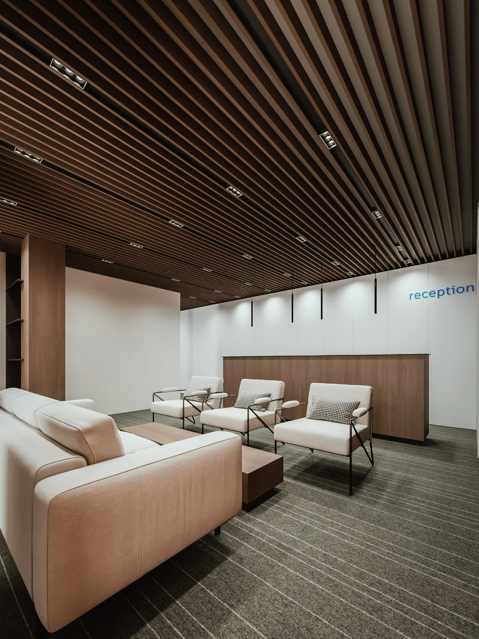 Derakhshani Office & Commercial Building — Reception and waiting area