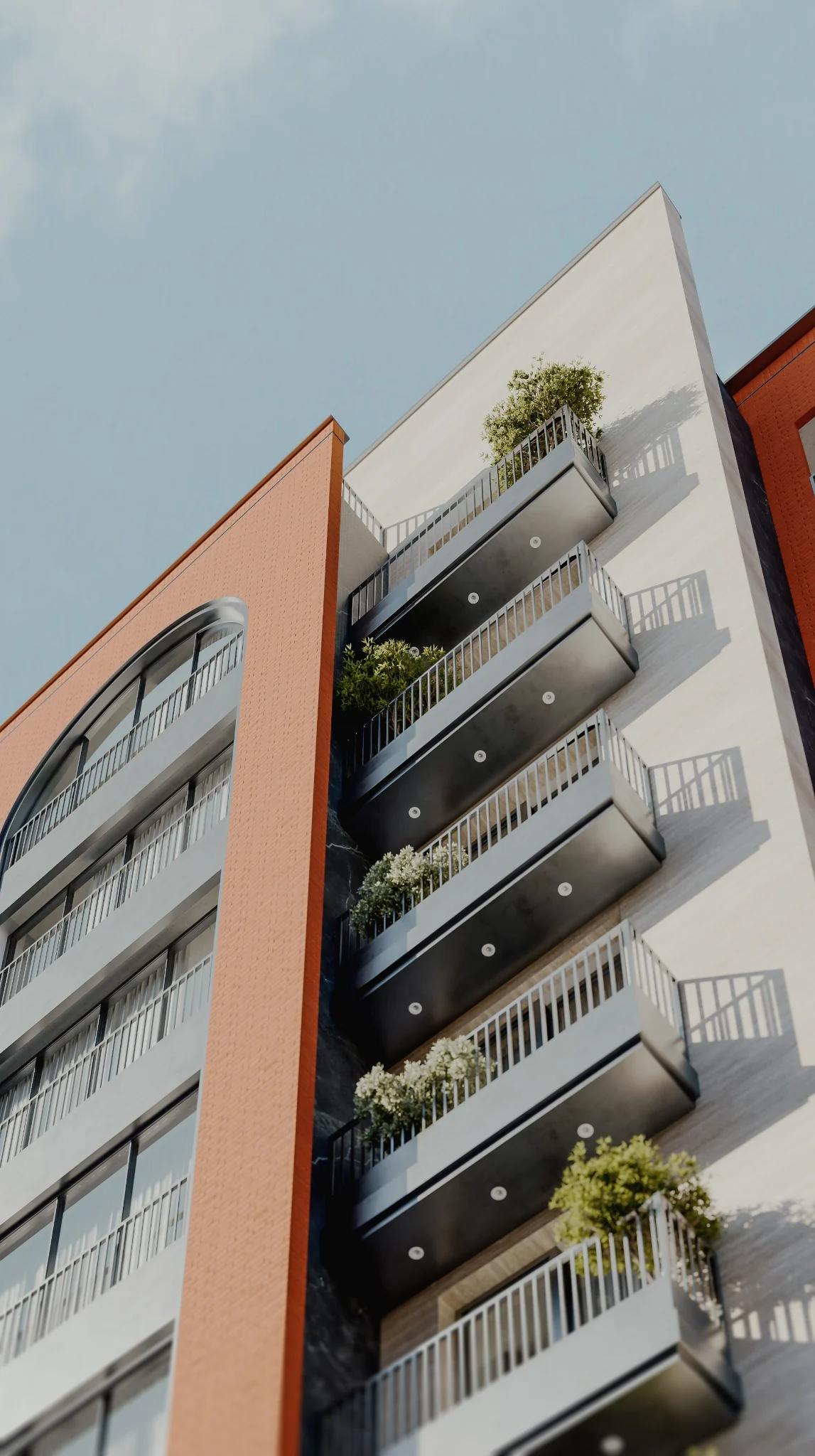 Royal Apartment No. 22 — Balconies and facade rhythm