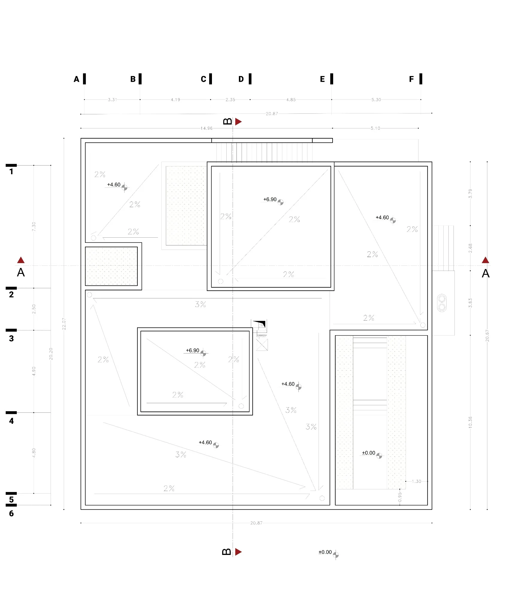 Saye Villa — Roof plan