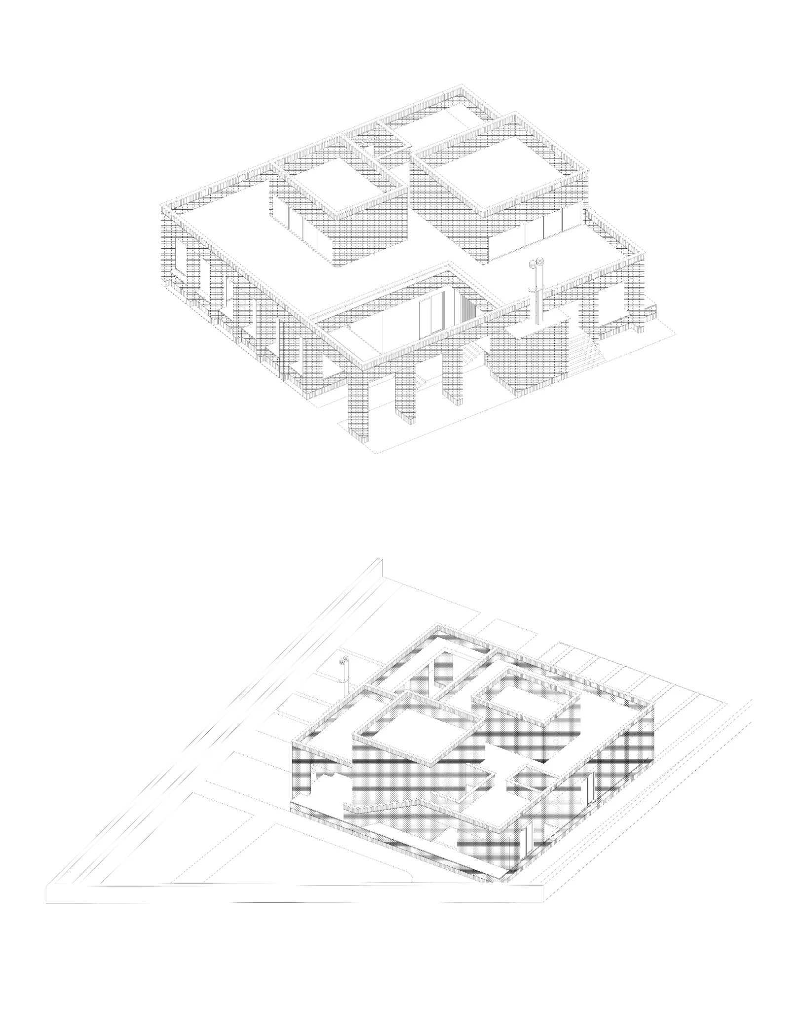 Saye Villa — Axonometric and spatial study