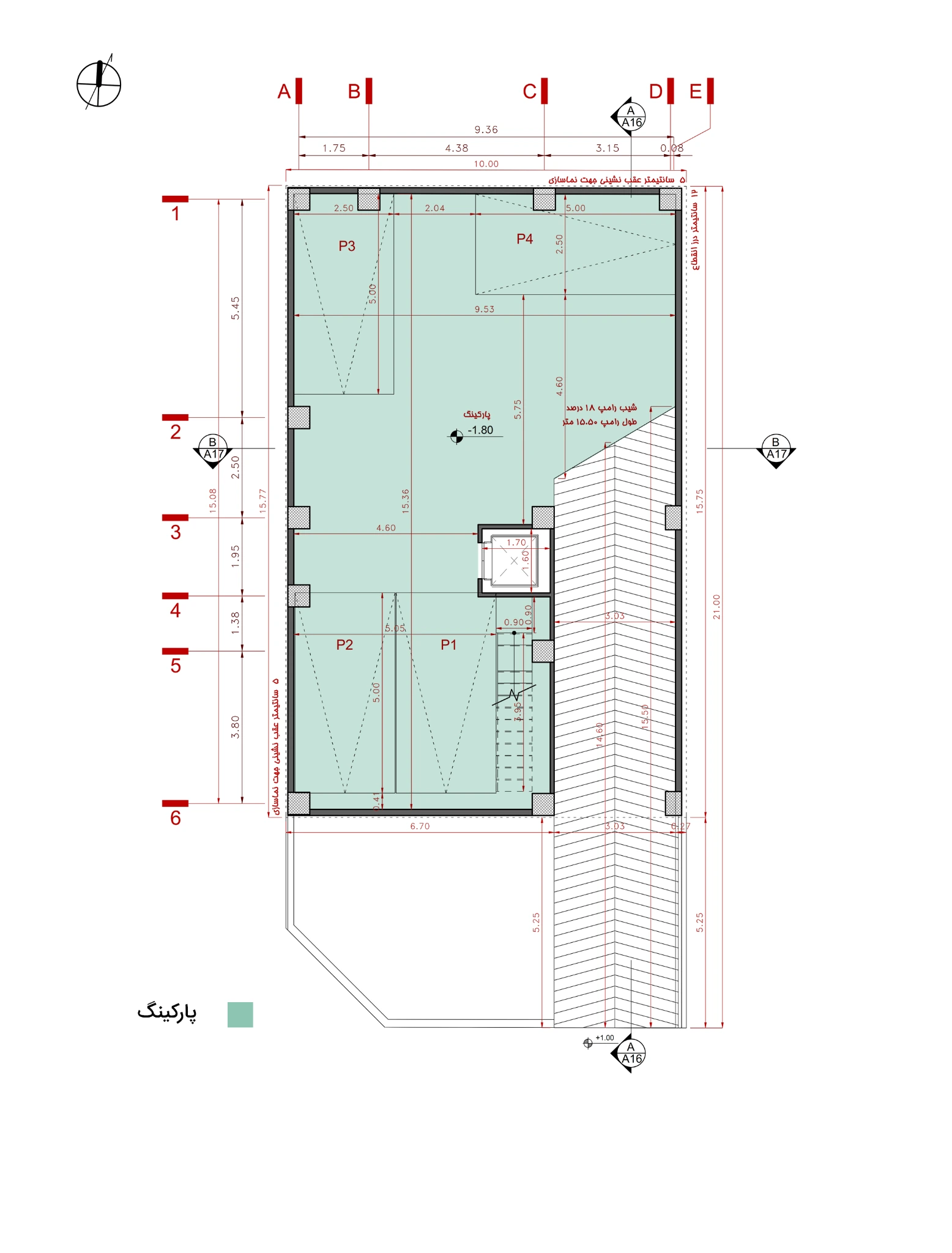 Zhiyar Building — Ground-floor plan