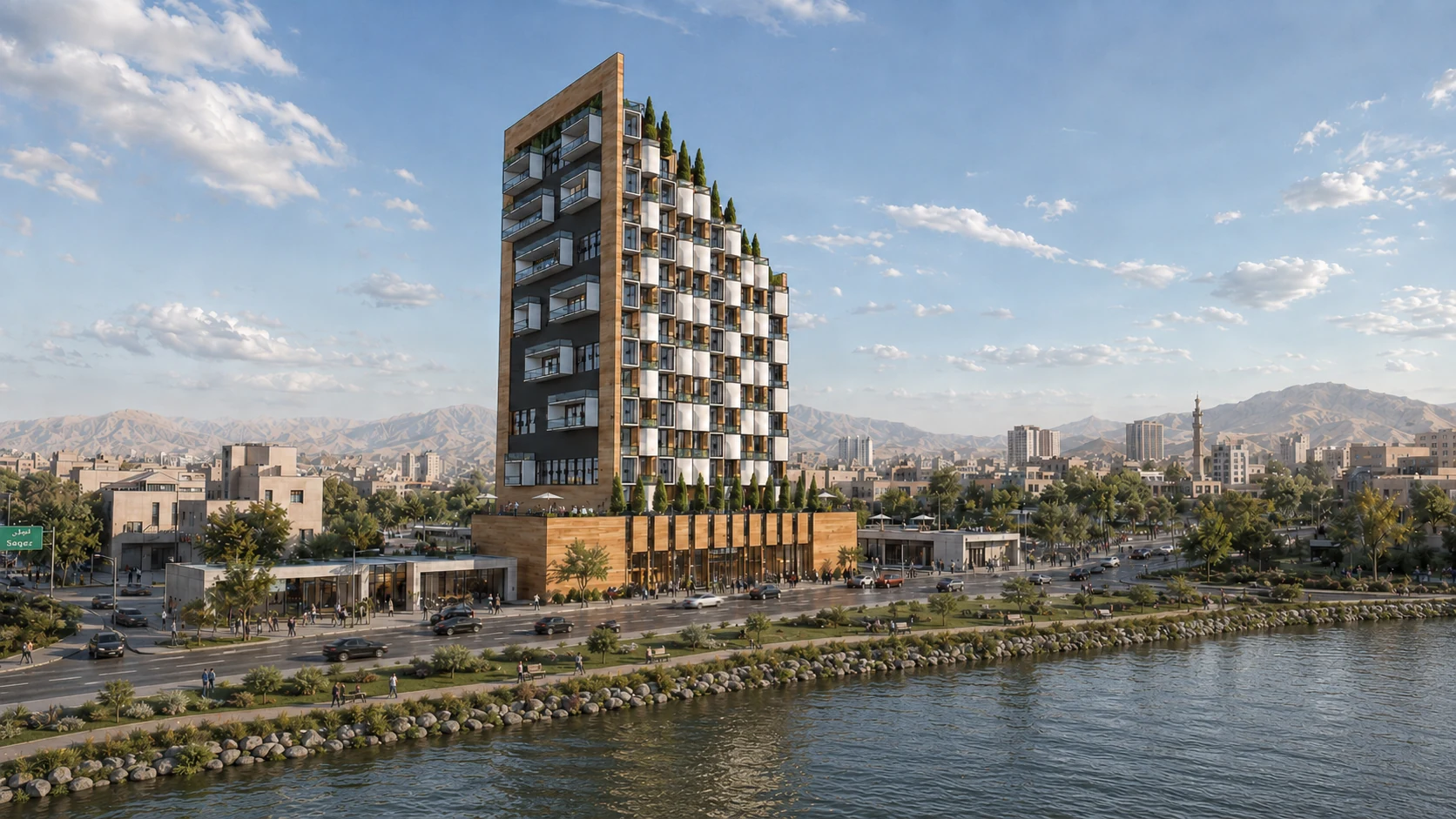 Zivieh Stepped Garden Tower — Zivieh Stepped Garden Tower