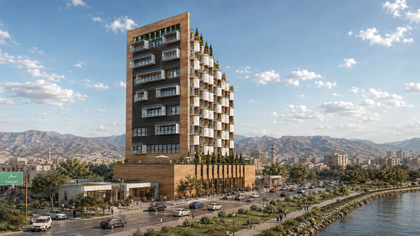 Zivieh Stepped Garden Tower — Zivieh Stepped Garden Tower
