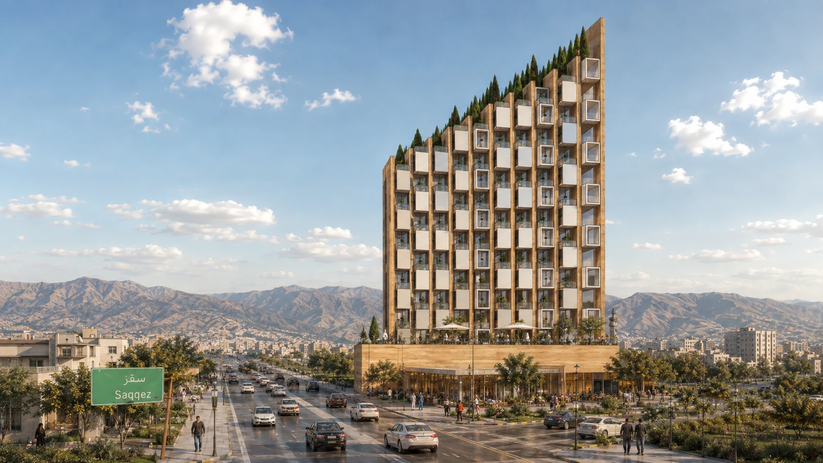 Zivieh Stepped Garden Tower — Zivieh Stepped Garden Tower