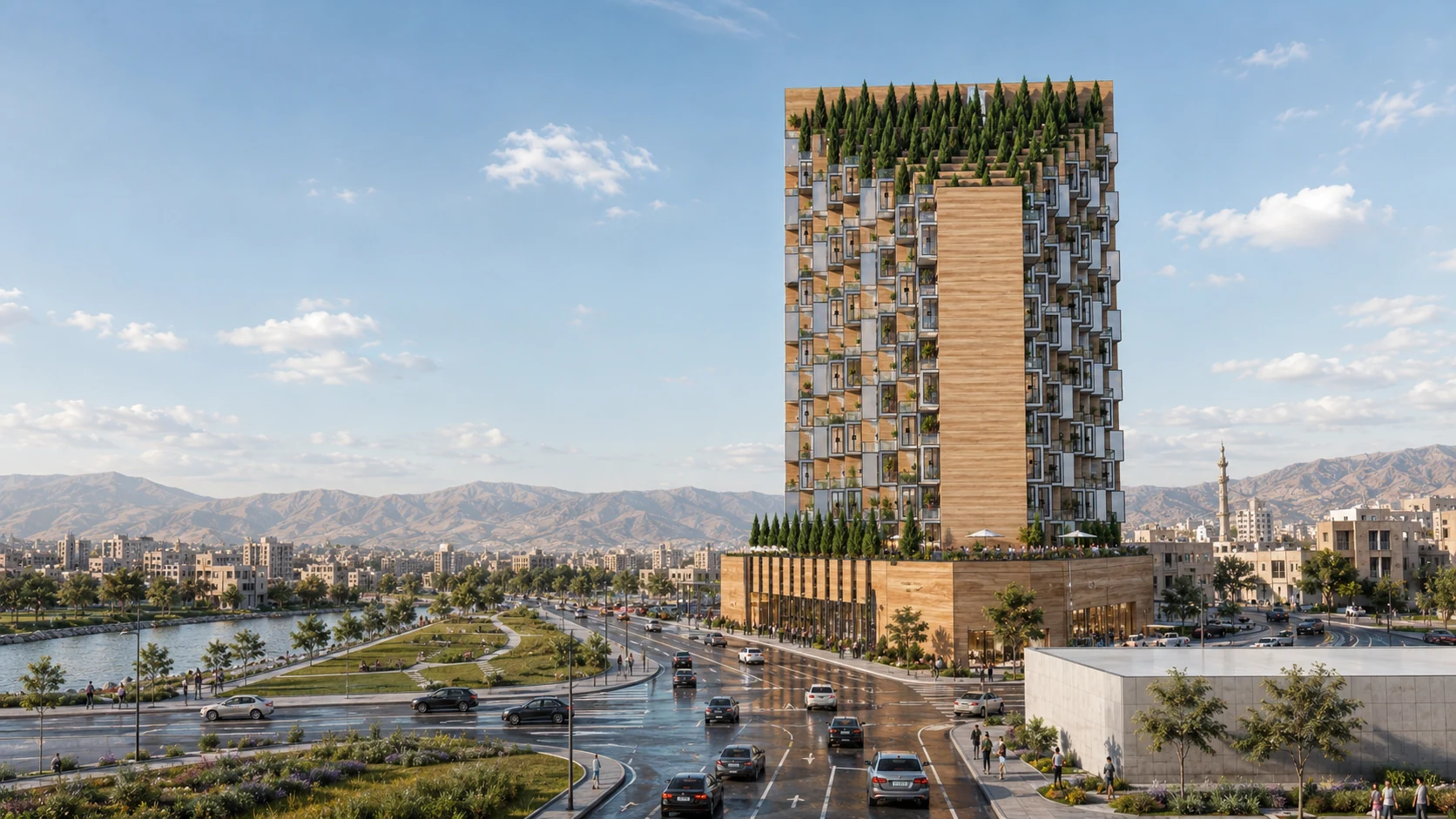 Zivieh Stepped Garden Tower — Zivieh Stepped Garden Tower